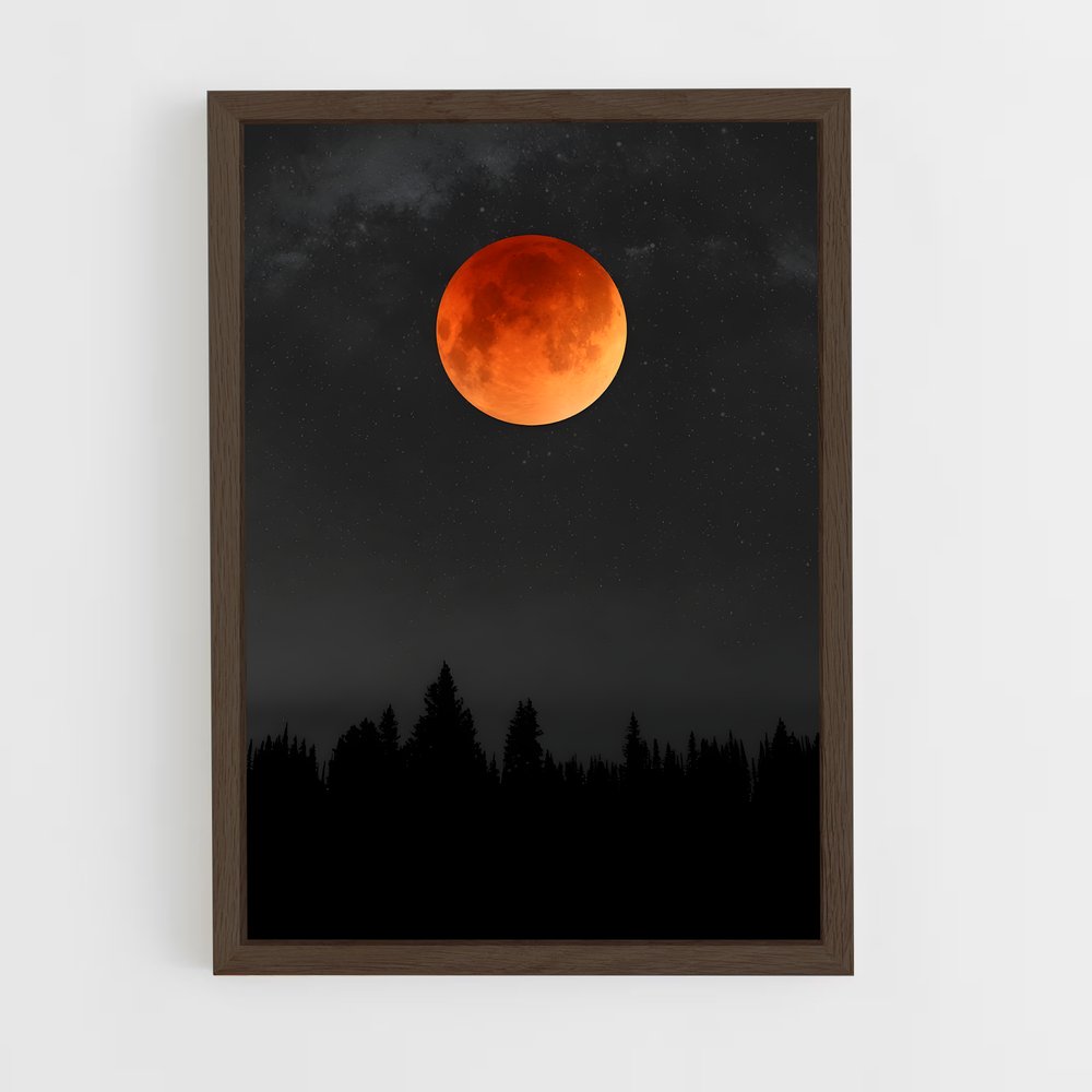 Poster Lune Sanguine – affiche Système solaire (vue 5)